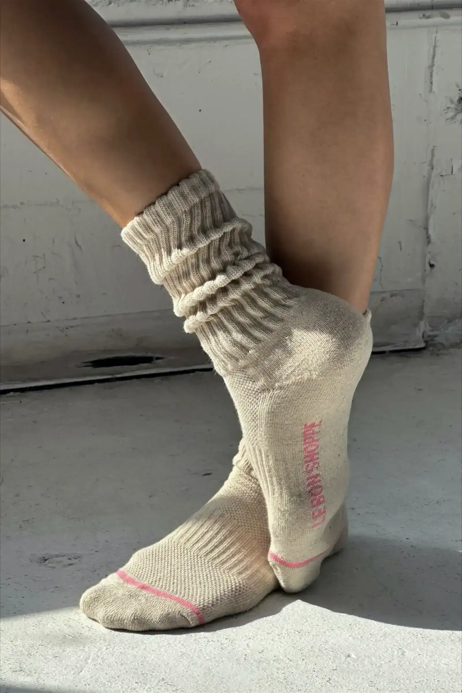 Image of Oatmeal Ballet Socks