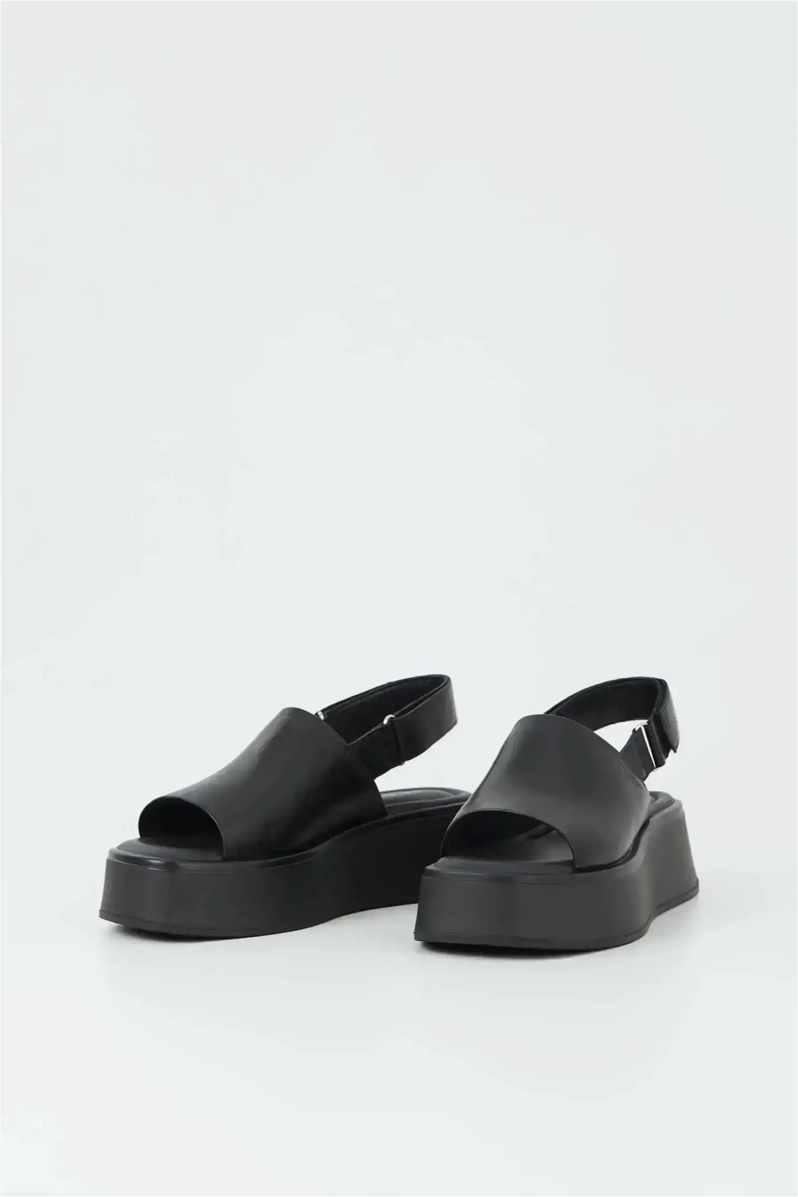 Image of Black Courtney Platform Sandal<br>Now \\$105