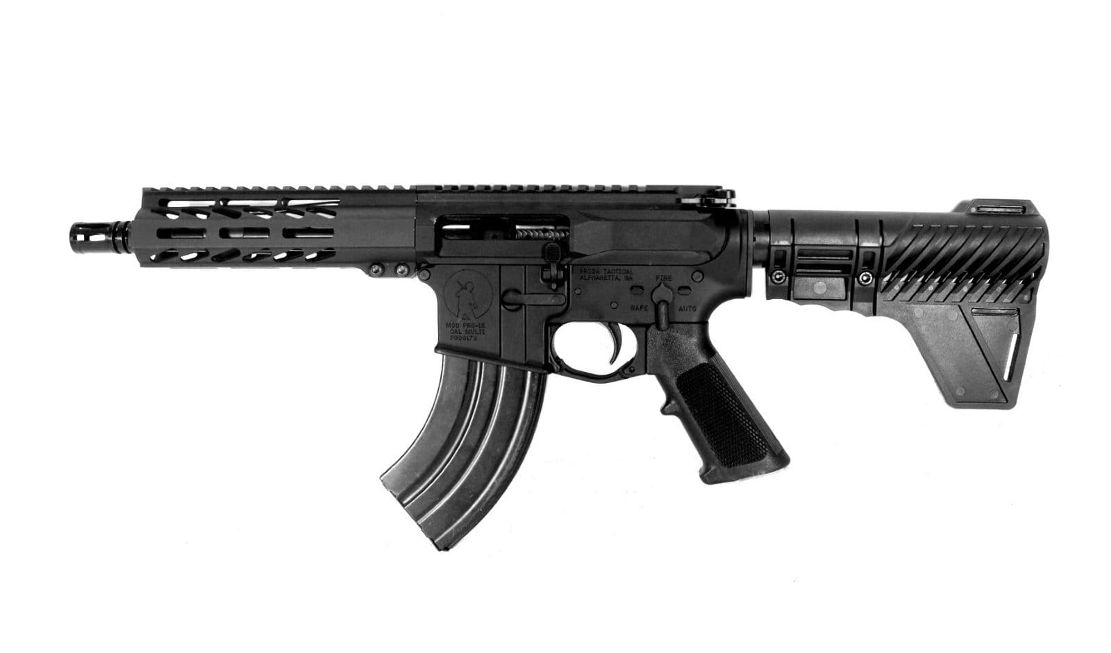 Image of P2A PATRIOT LEFT HAND 7.5" 7.62x39 1/10 Pistol Length Melonite M-LOK Pistol 