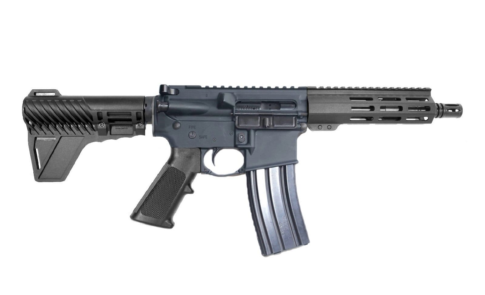 Image of P2A PATRIOT 7.5" 350 Legend 1/16 Pistol Length Melonite M-LOK Pistol - GRAY/BLK