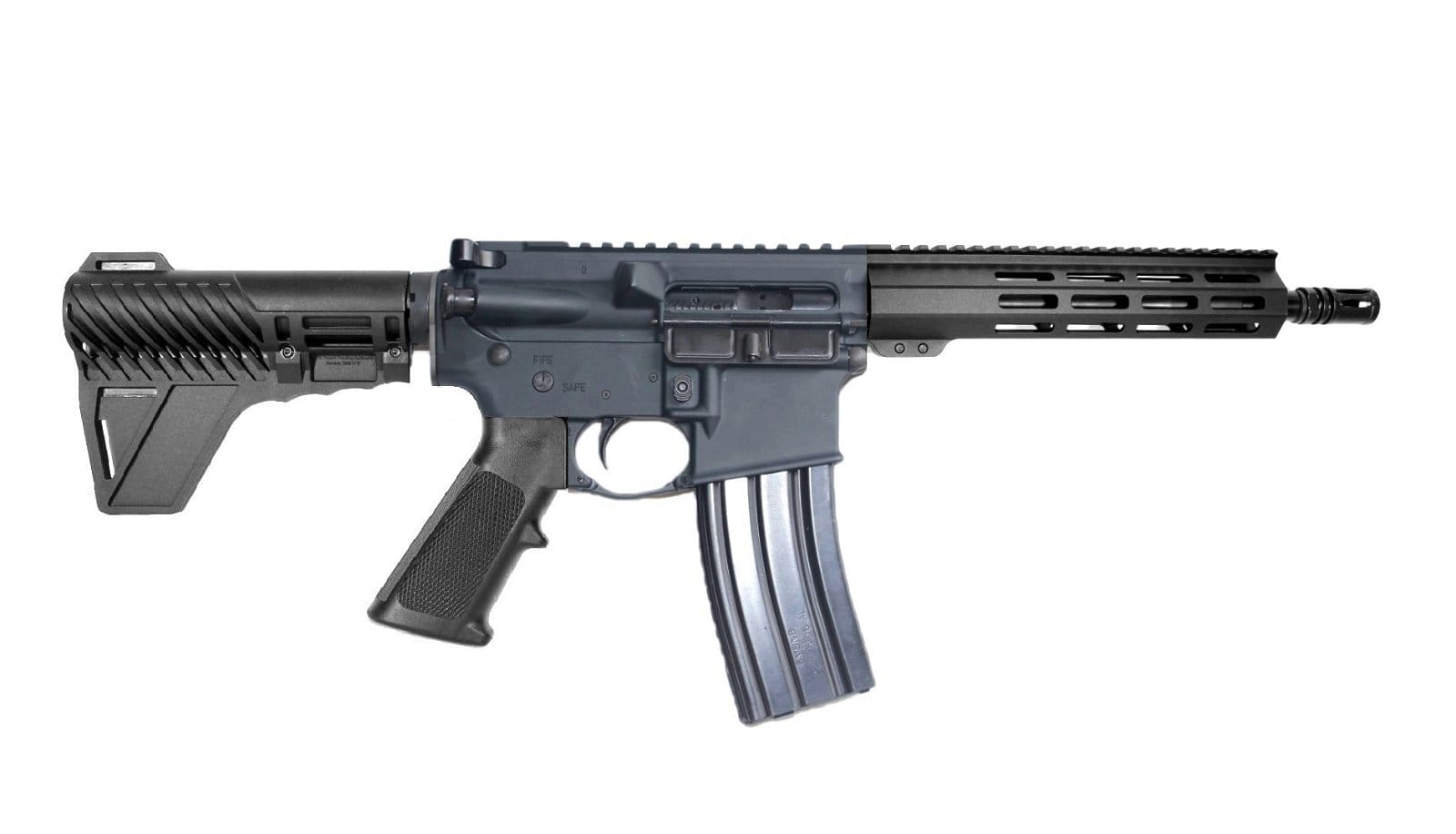Image of P2A PATRIOT 10.5" 458 Socom 1/14 Pistol Length Melonite M-LOK Pistol - GRAY/BLK