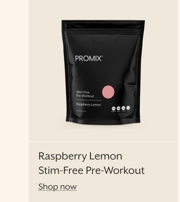 Raspberry Lemon Stim-Free Pre-Workout | Shop now