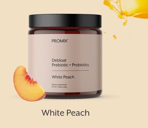 Debloat Prebiotic + Probiotics- White Peach