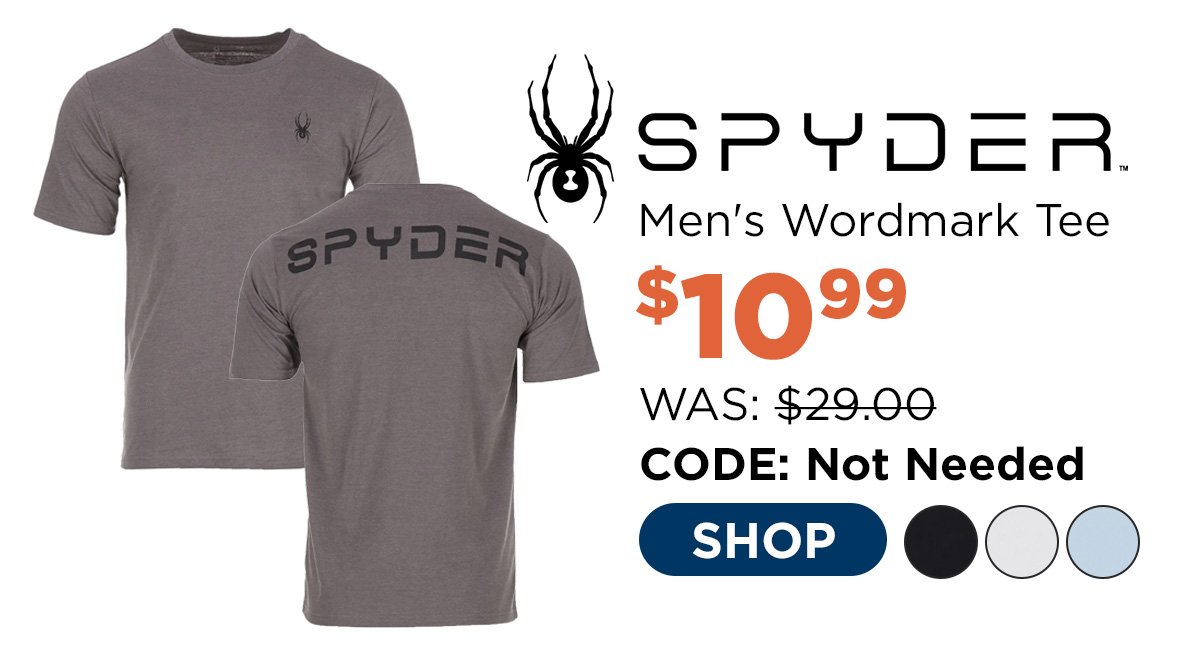 Spyder Men's Bold Wordmark Tee