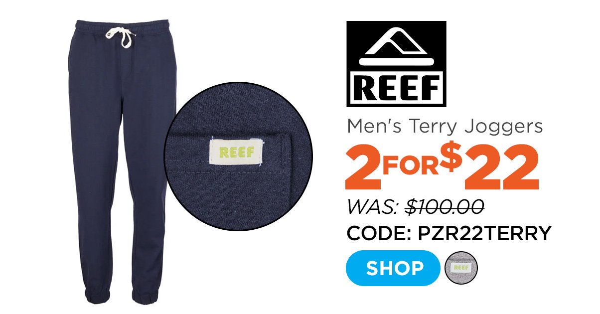 Reef Men's Thorp French Terry Joggers