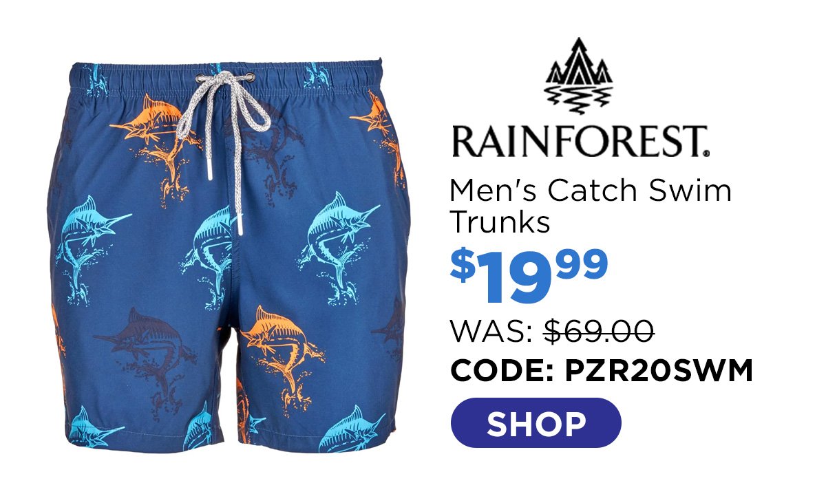 Rainforest Men's Catch Swim Trunks