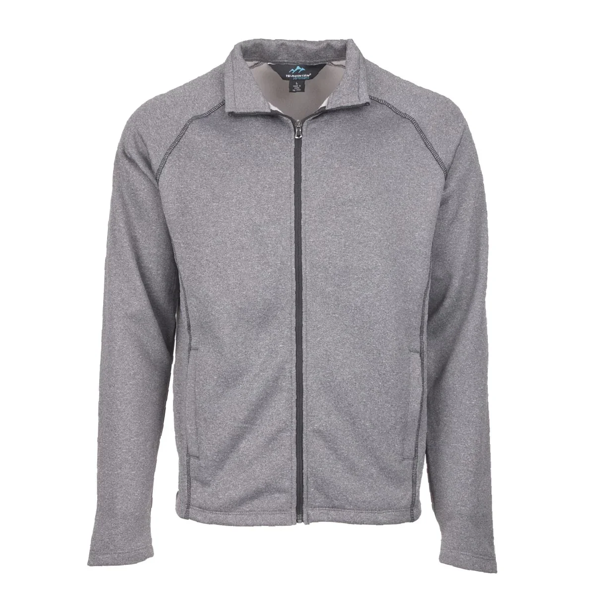 Image of Tri-Mountain Men's Vapor Full Zip Heather Fleece Jacket