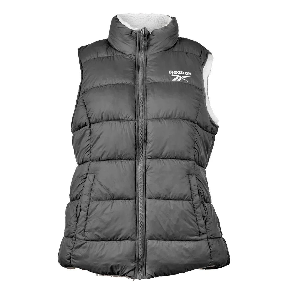 Image of Reebok Women's Glacier Shield Reversible Sherpa Vest