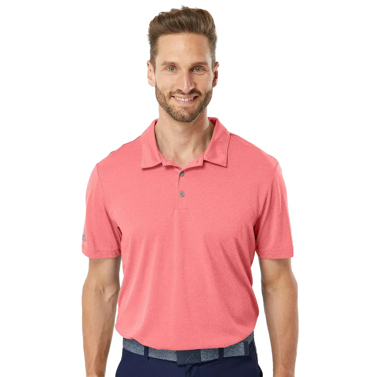 Image of adidas Men's Heathered Polo