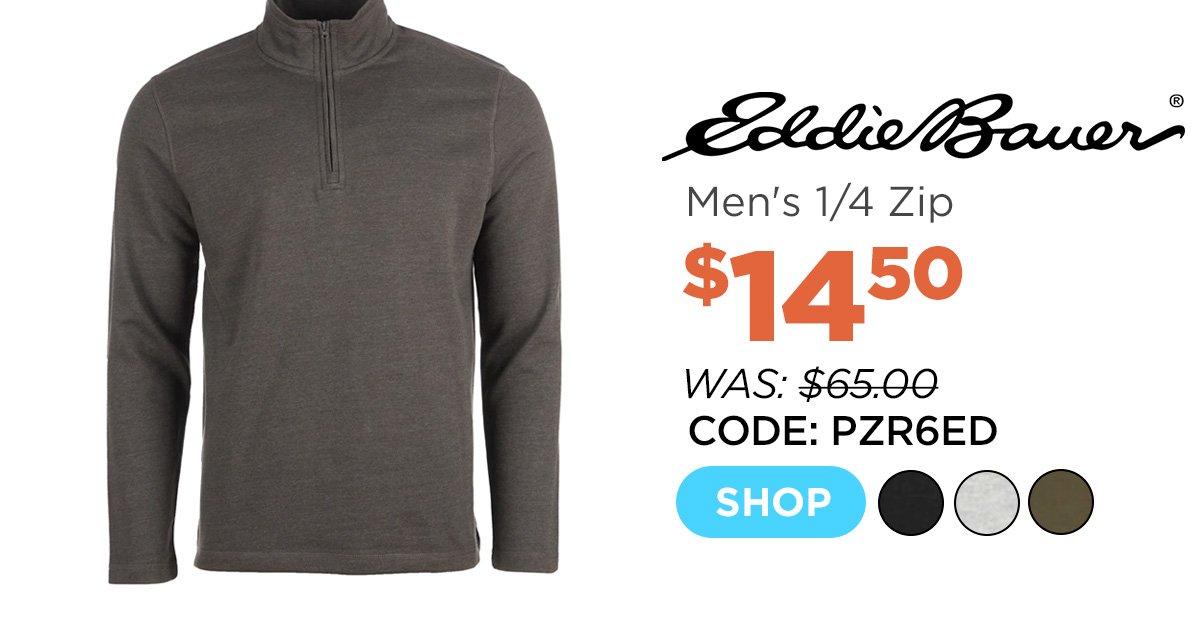 Eddie Bauer Men's 1/4 Zip