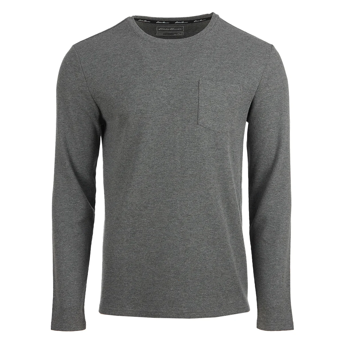 Image of Eddie Bauer Men's Long Sleeve Waffle Pocket Crew