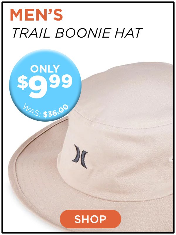 Hurley Men's High Trail Boonie Hat