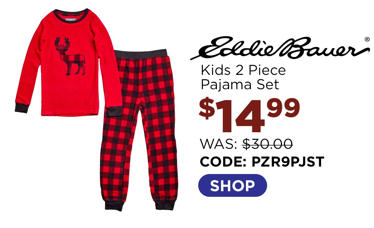 Eddie Bauer Kids 2 Piece Pajama Set