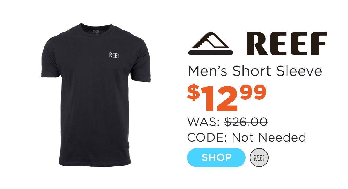 Reef Men's Waters Short Sleeve Shirt