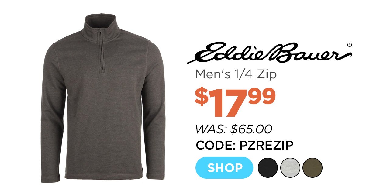 Eddie Bauer Men's 1/4 Zip