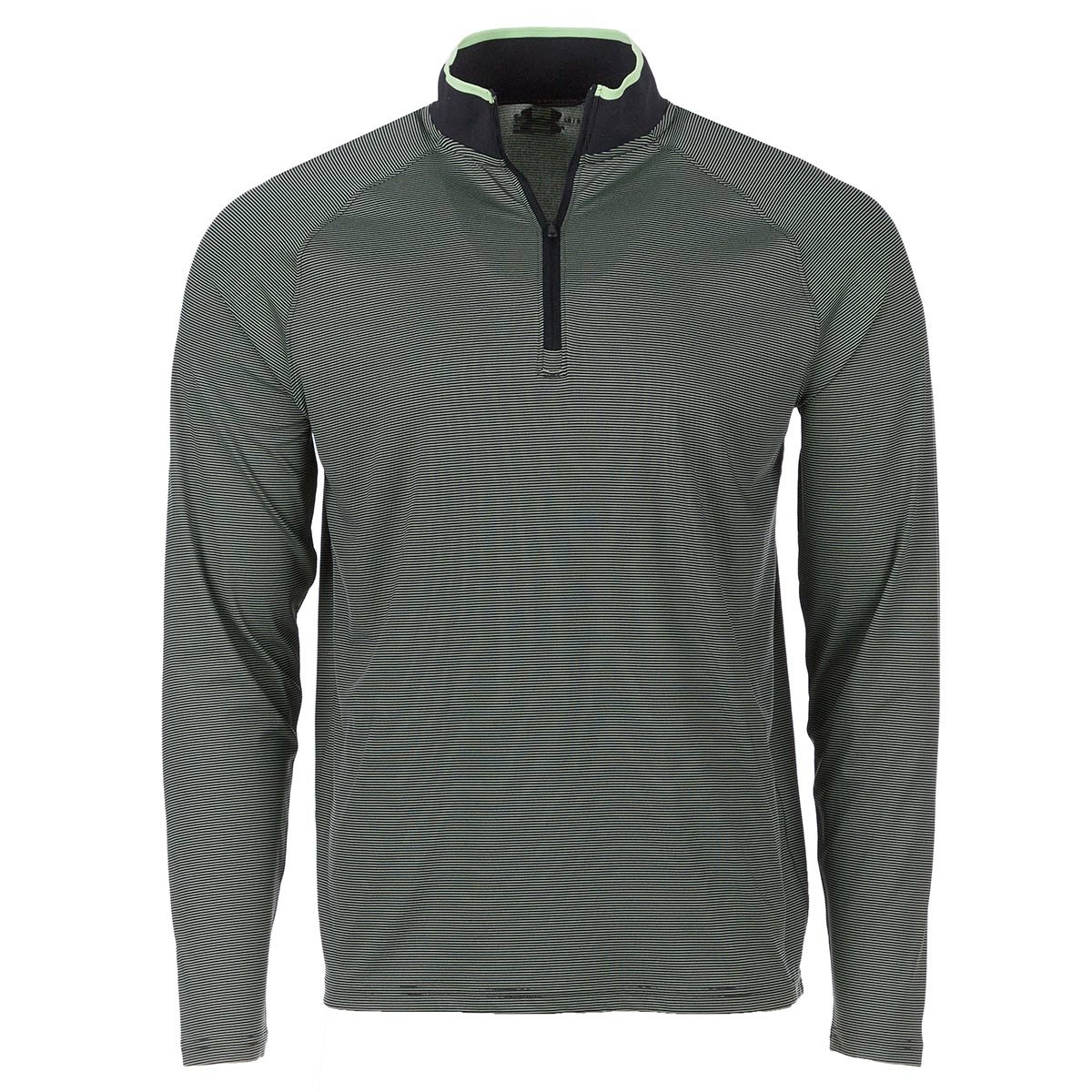 Image of Under Armour Men's T2 Green Stripe 1/4 Zip