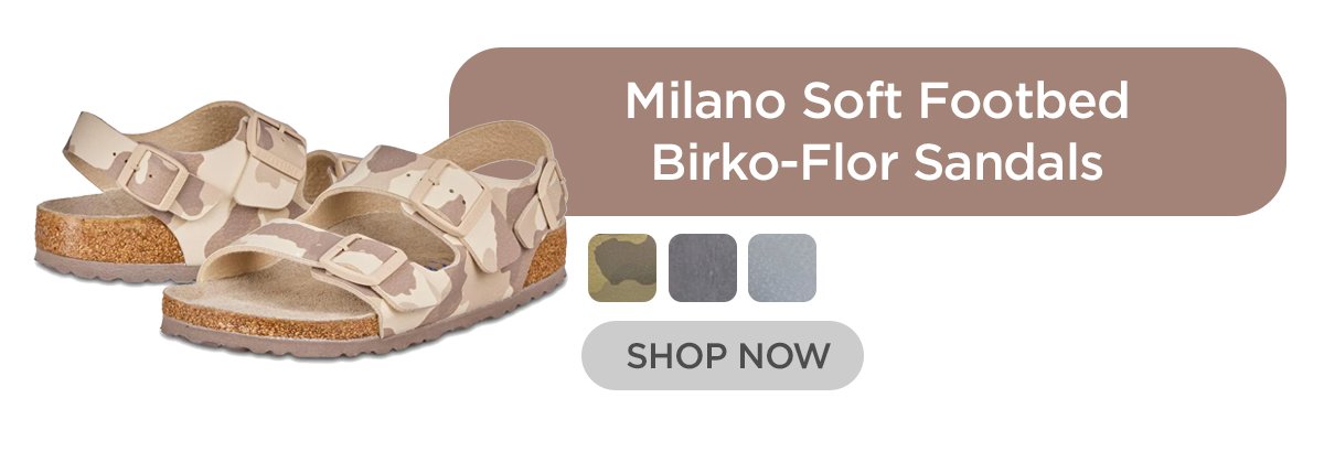 Birkenstock Milano Soft Footbed Birko-Flor Sandals