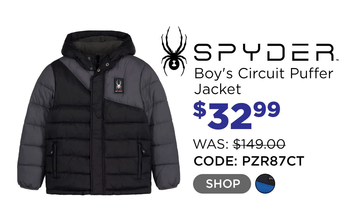 Spyder Boy's Circuit Puffer Jacket