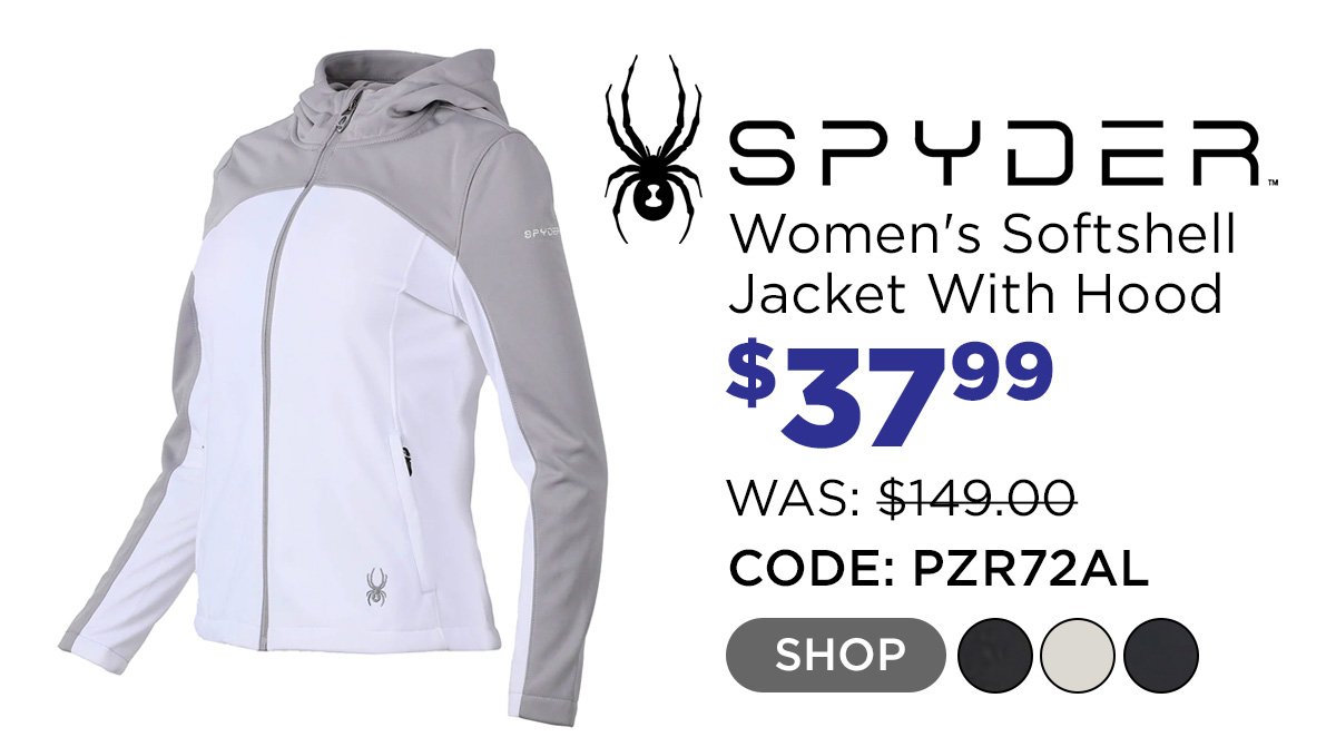 Spyder Women's Alyce Softshell Jacket With Hood