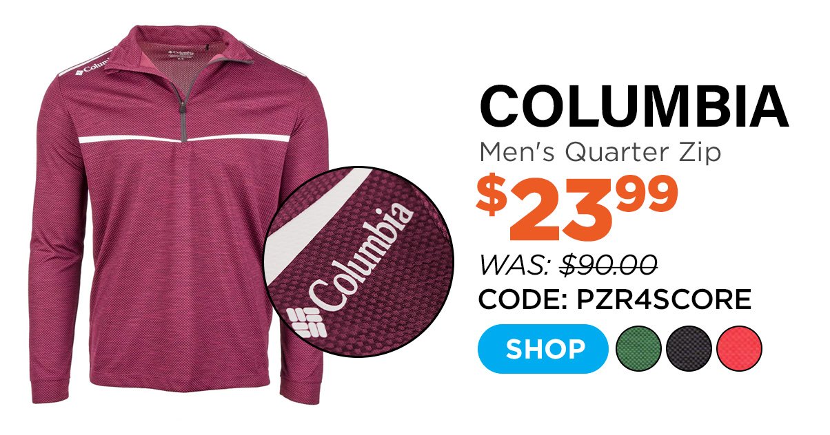 Columbia Men's Scorecard Pullover Quarter Zip