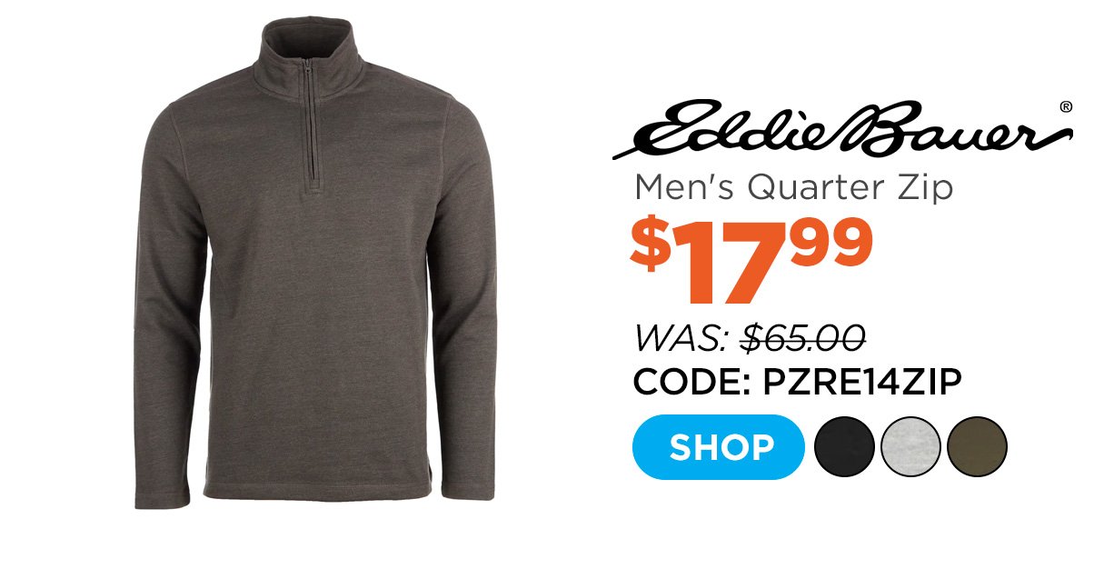 Eddie Bauer Men's 1/4 Zip