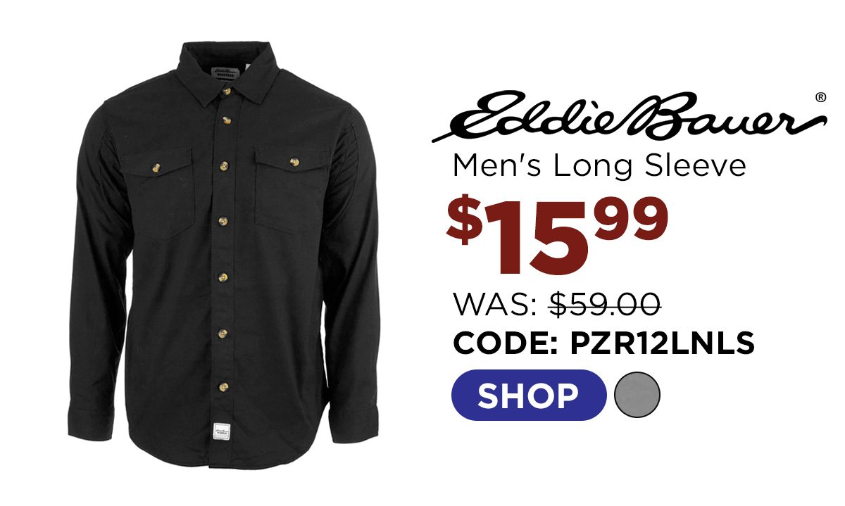Eddie Bauer Men's License to Will Long Sleeve Shirt