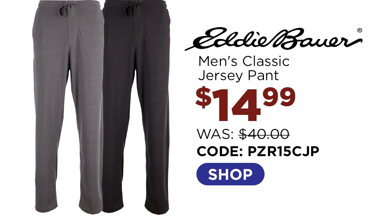 Eddie Bauer Men's Classic Jersey Pant