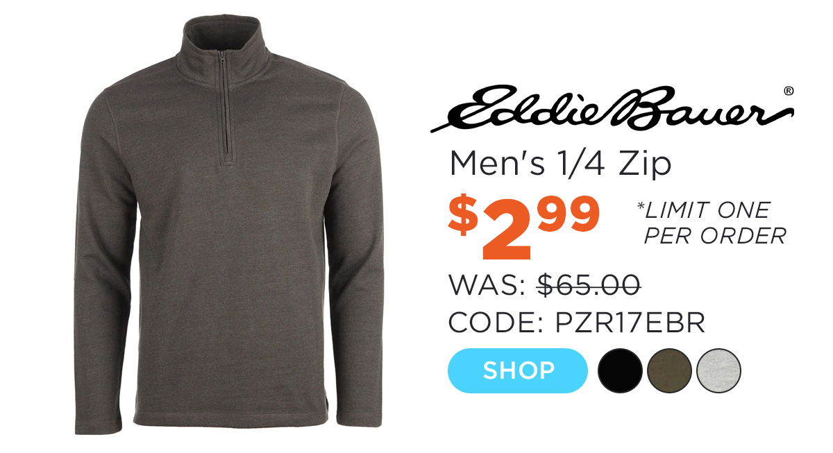 Eddie Bauer Men's 1/4 Zip