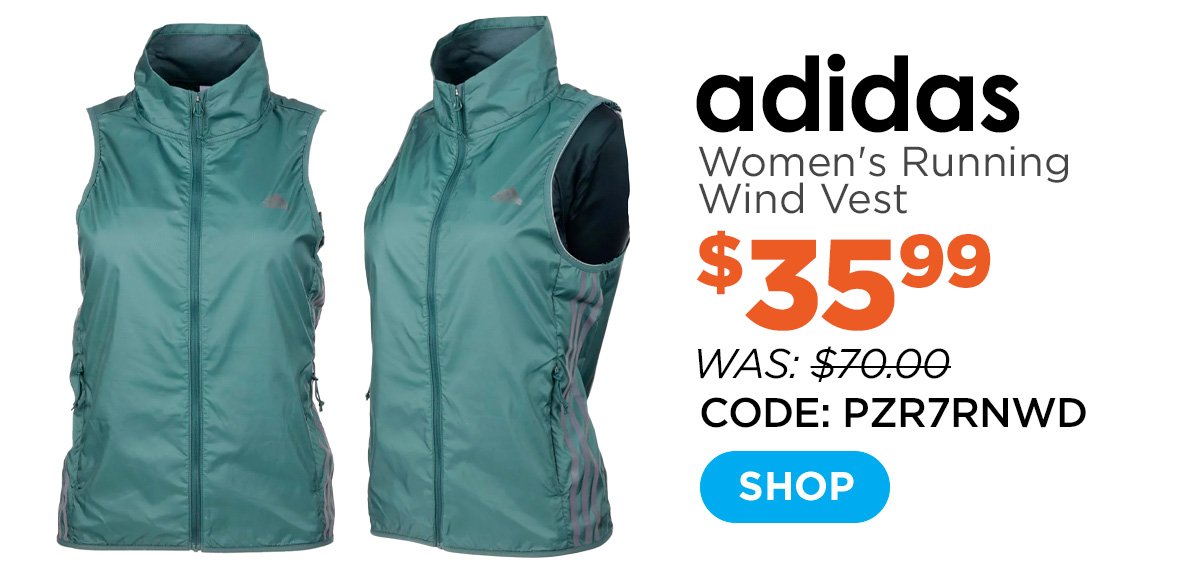 adidas Women's Running Wind Vest