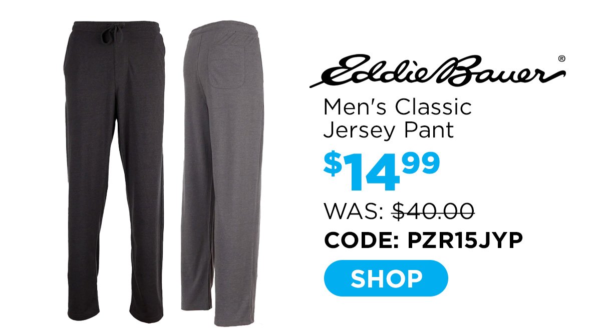 Eddie Bauer Men's Classic Jersey Pant