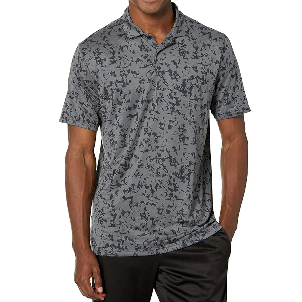 Image of Oakley Men's Sand Camo Panel Polo