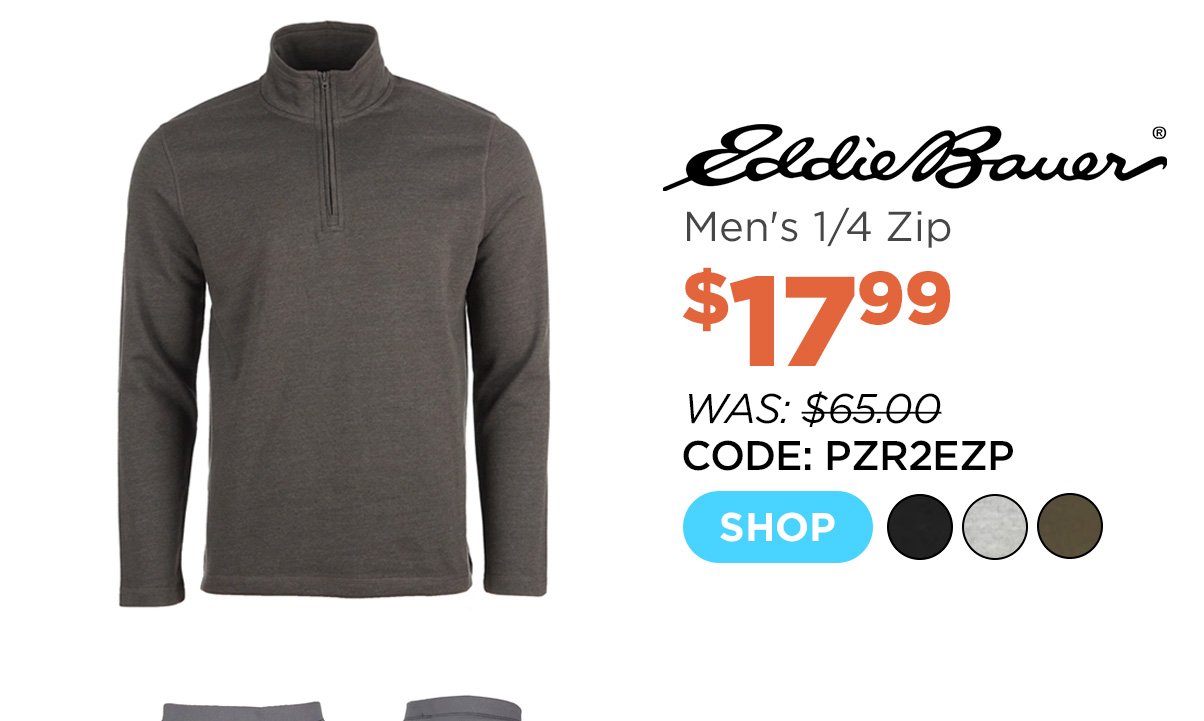 Eddie Bauer Men's 1/4 Zip