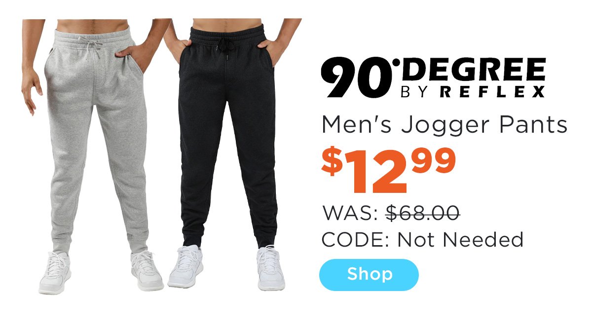 90 Degree Men's Jogger Pants with Back Pocket