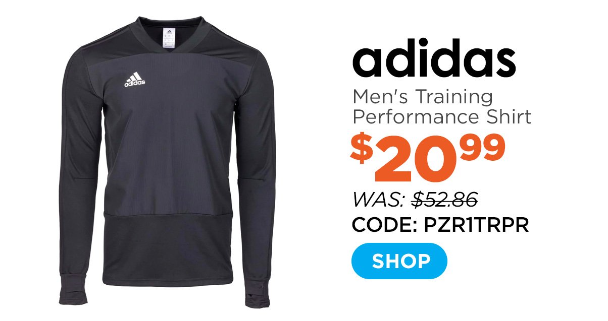 adidas Men's Long Sleeve Training Performance Shirt