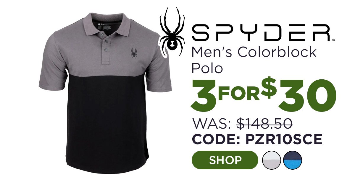 Spyder Men's Colorblock Polo