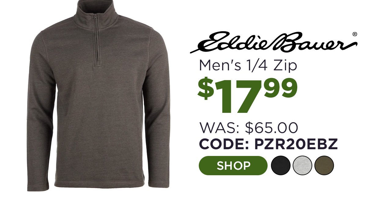 Eddie Bauer Men's 1/4 Zip