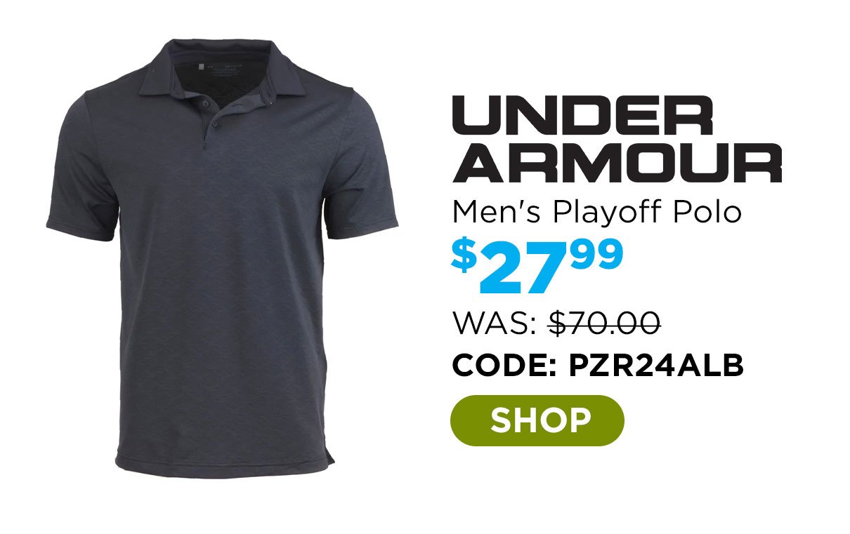 Under Armour Men's Playoff 3.0 Albatross Jacquard Polo