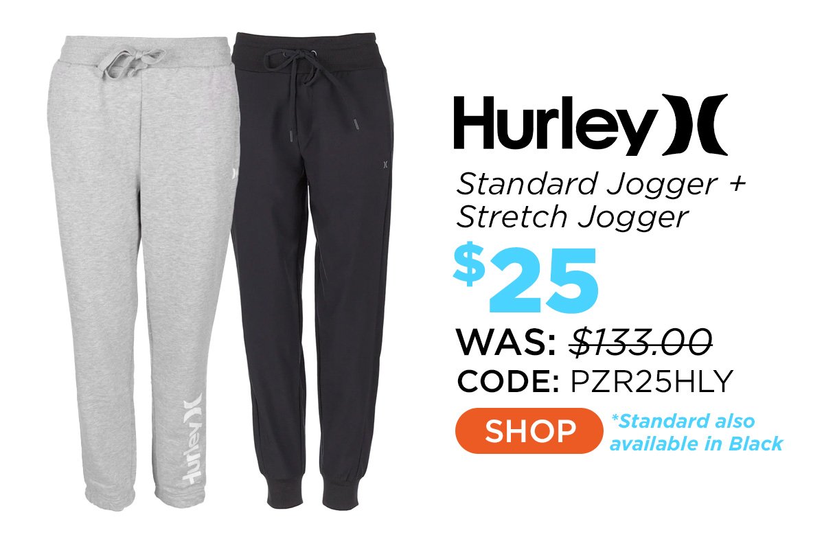 Hurley Women's Jogger + Hurley Women's City Stretch Jogger