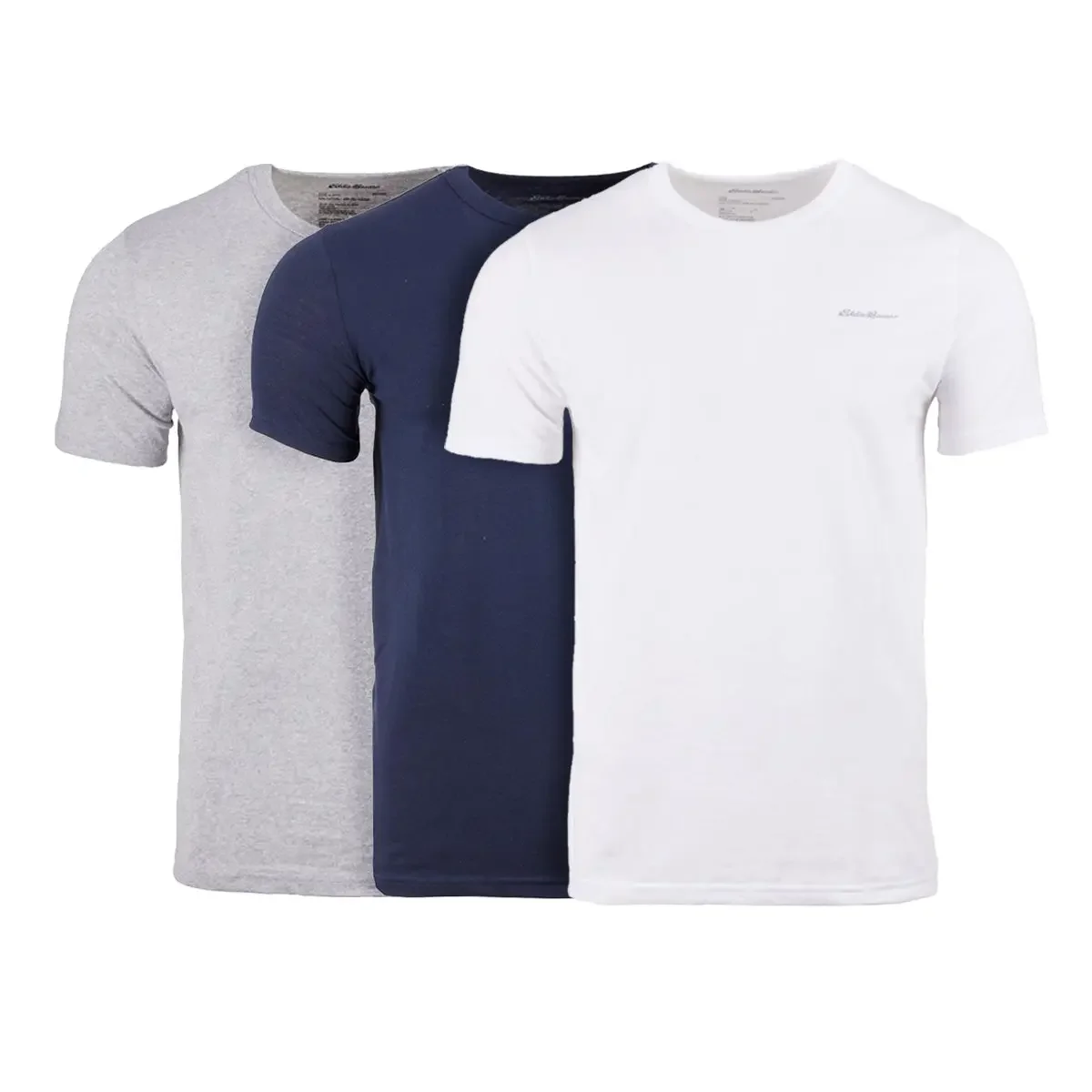 Image of Eddie Bauer Men's 3pk Classic Cotton Crew