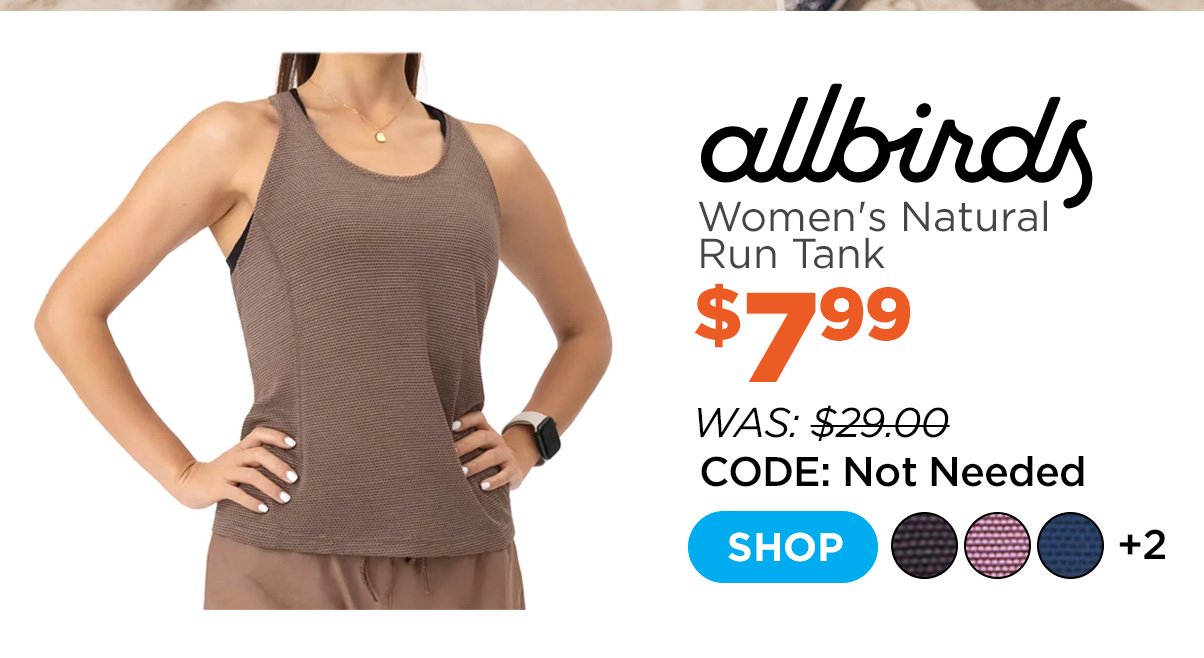 allbirds Women's Natural Run Tank