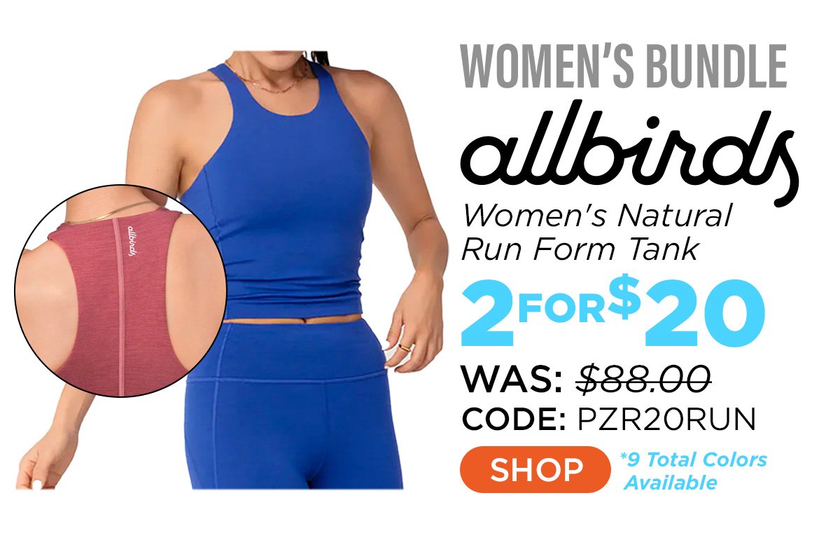 allbirds Women's Natural Run Form Tank