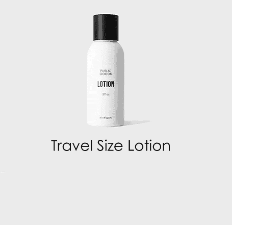 Travel Size Lotion