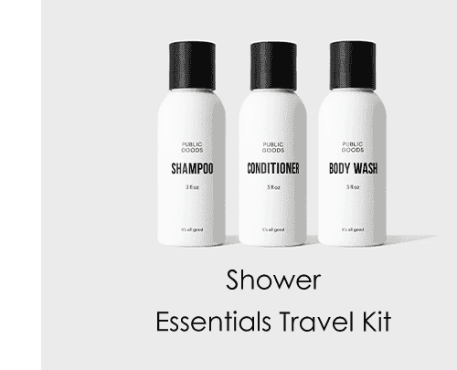 Shower Essentials Travel Kit