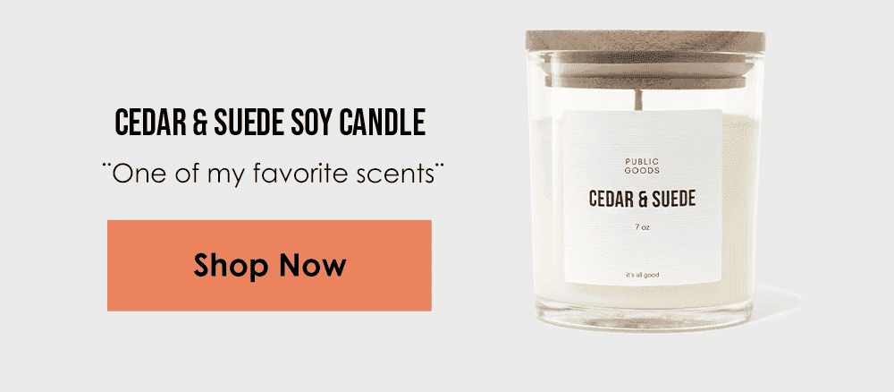 Cedar & Suede Soy Candle