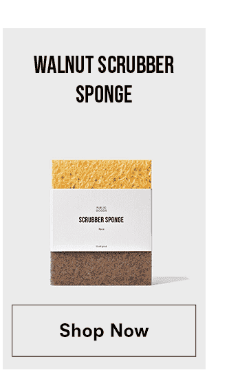 Walnut Scrubber Sponge