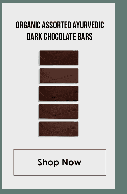 Organic Assorted Ayurvedic Dark Chocolate Bars