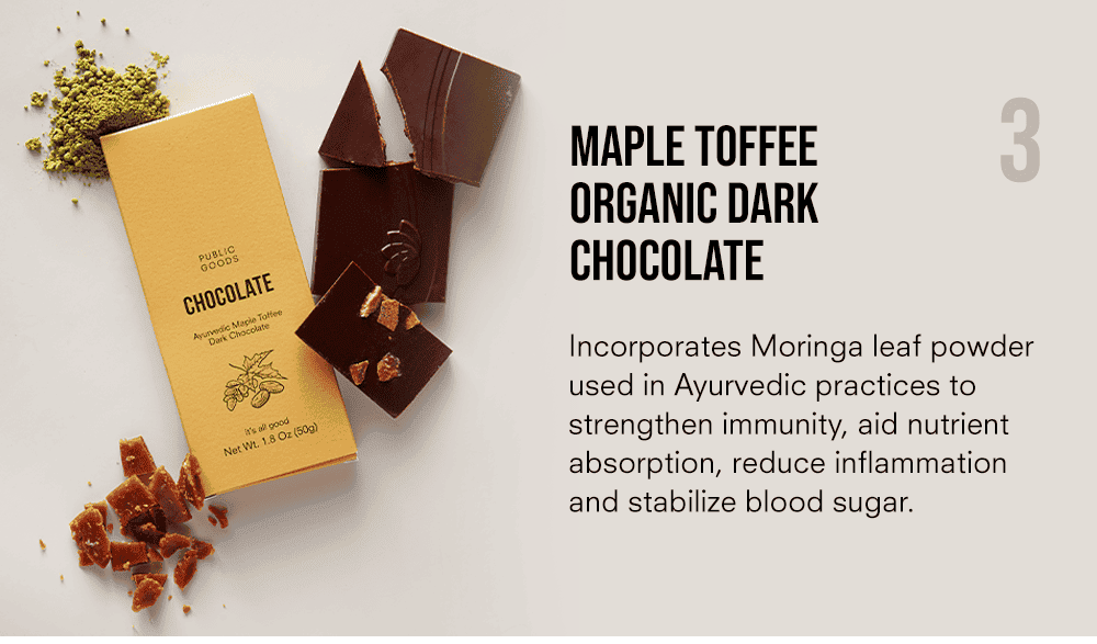 Maple Toffee Organic Dark Chocolate
