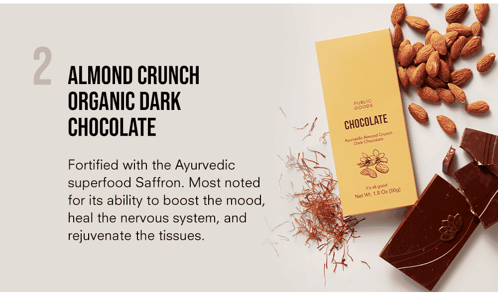 Almond Crunch Organic Dark Chocolate