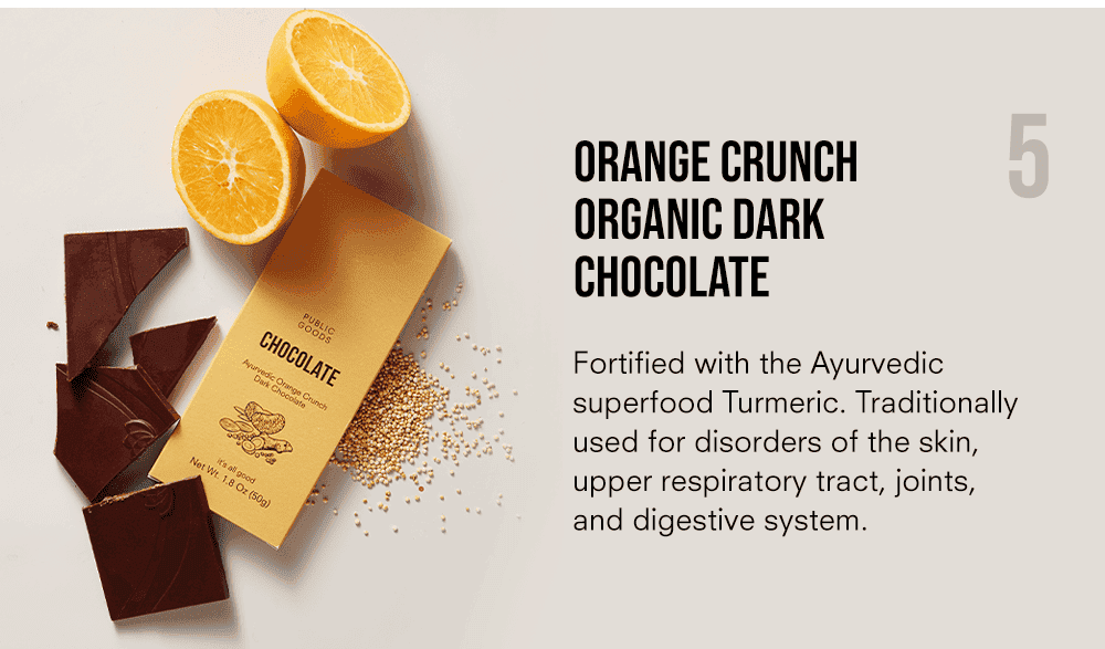 Orange Crunch Organic Dark Chocolate