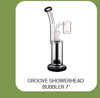 GROOVE SHOWERHEAD BUBBLER 7 INCHES